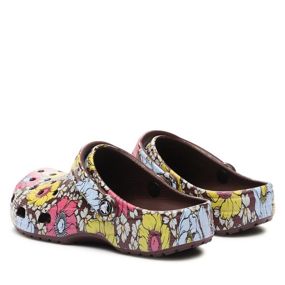 12 🔖 CROCS Classic Retro Floral Clog #208954 RARE - Picture 2 of 12